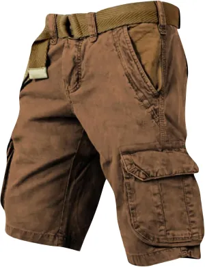 Ymosrh Cargo Shorts for Men Casual Outdoor Hiking Fishing Travel Military Short Pants Workwear, S-5XL