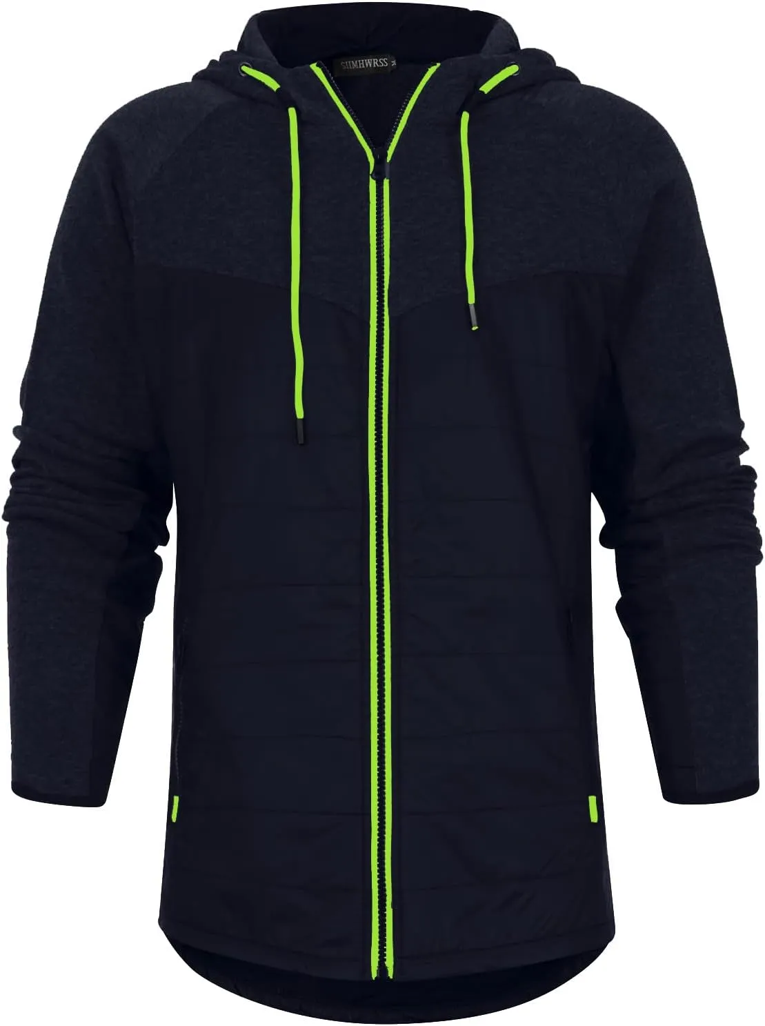 Ymosrh Mens Jackets Casual Camouflage Sports Sweatshirt Long Sleeve Zipper Hooded Jacket Coat Light Rain Jacket