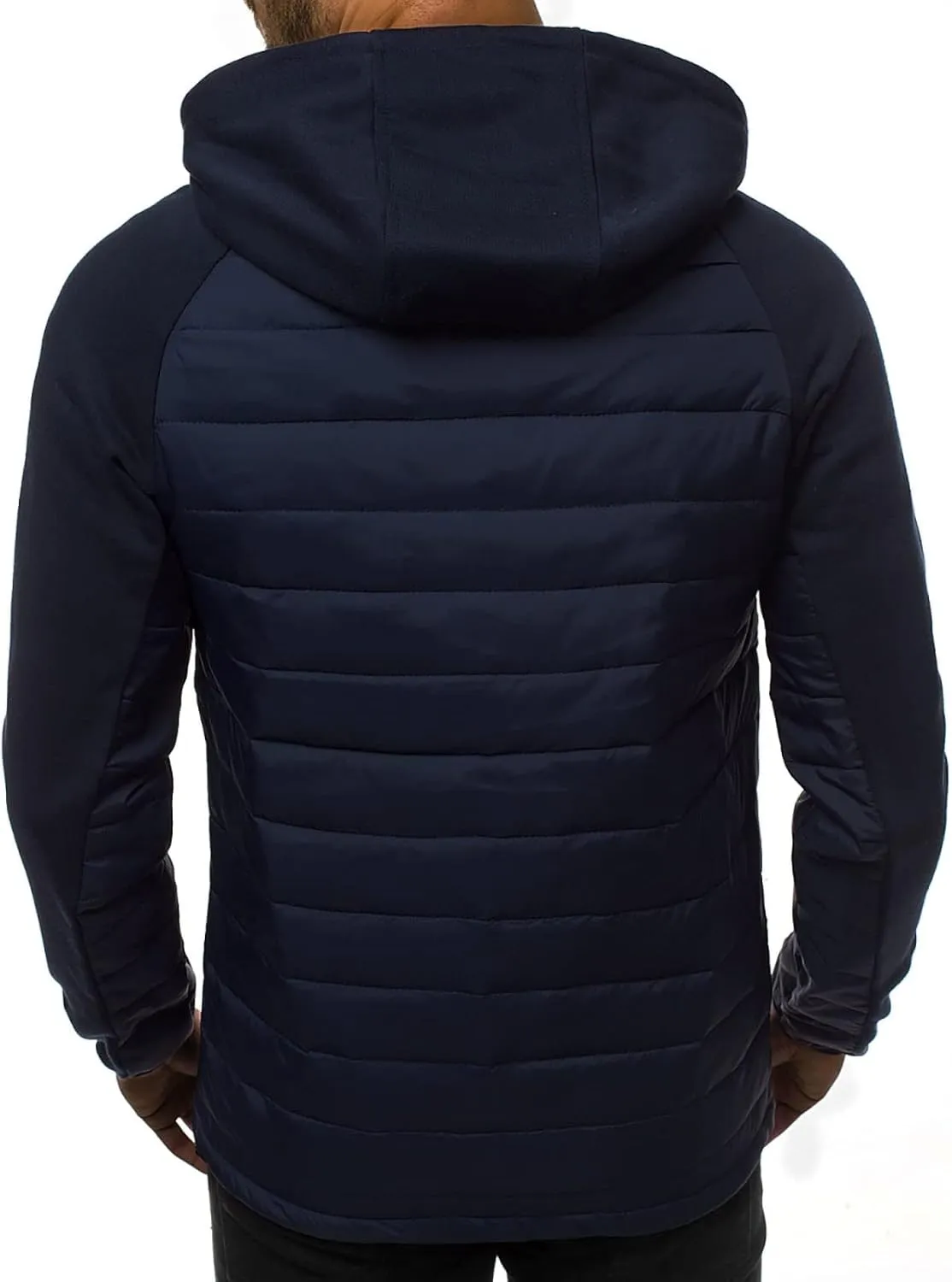 Ymosrh Mens Jackets Casual Camouflage Sports Sweatshirt Long Sleeve Zipper Hooded Jacket Coat Light Rain Jacket