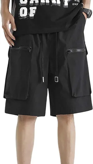 Ymosrh Mens Military Shorts Casual Cargo Pants Relaxed Fit Summer Travel Hiking Shorts, M-3XL
