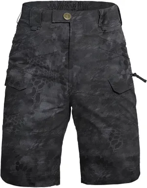 Ymosrh Men's Military Shorts Lightweight Water Resistant Tactical Shorts Stretch Outdoor Pants with Pockets, S-5XL