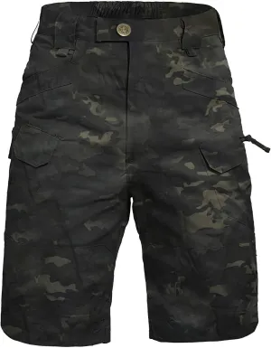Ymosrh Men's Military Shorts Lightweight Water Resistant Tactical Shorts Stretch Outdoor Pants with Pockets, S-5XL