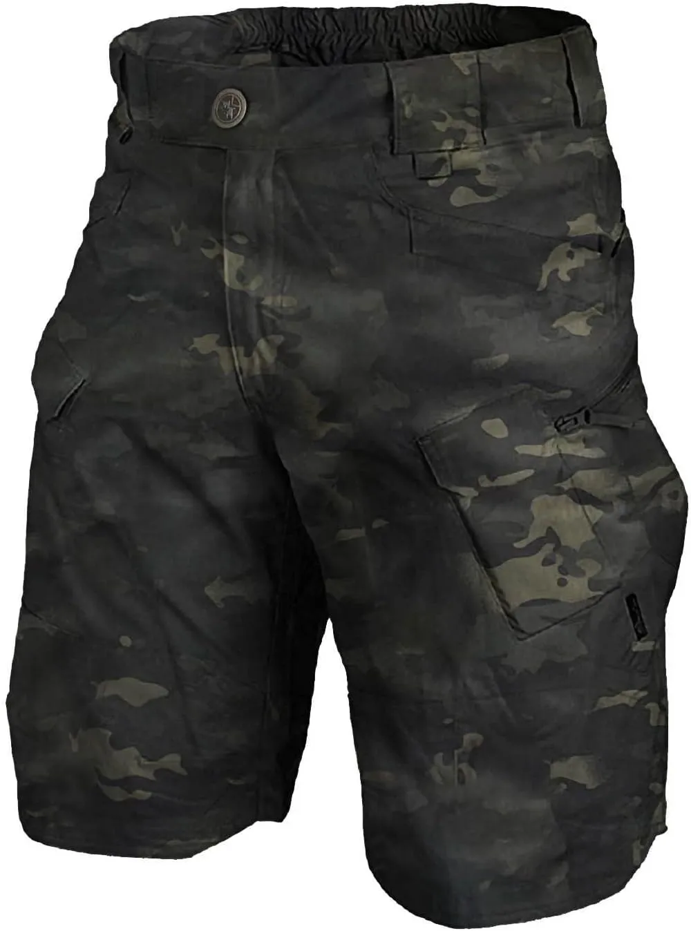 Ymosrh Men's Military Shorts Lightweight Water Resistant Tactical Shorts Stretch Outdoor Pants with Pockets, S-5XL